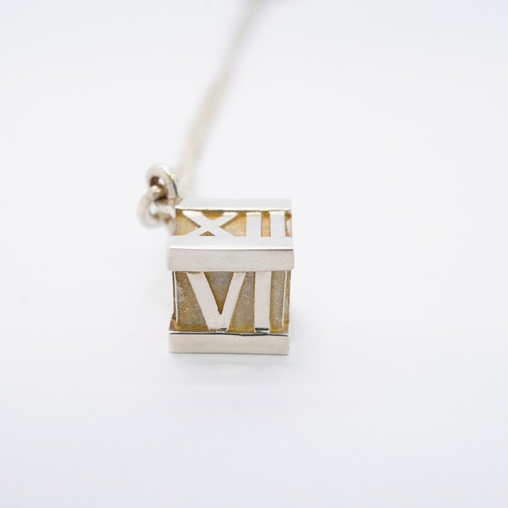 Tiffany Atlas Cube Necklace, 925 Sterling Silver, Women's, P1551149 - Picture 7 of 7